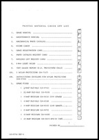 Checklist